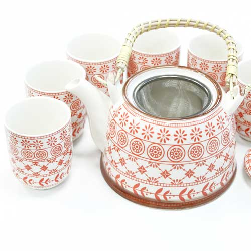 Amber Herbal Teapot Set
