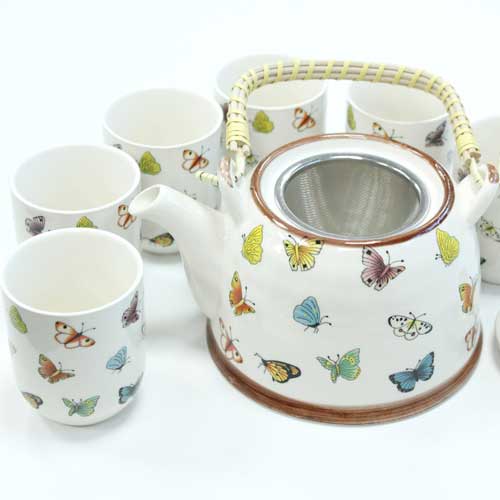 Butterfly Herbal Teapot Set