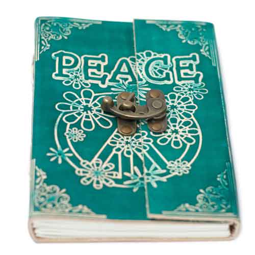 leather peace notebook
